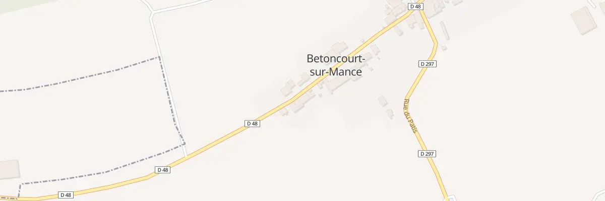 Plan du 32 Rue des Canes à Betoncourt-sur-Mance