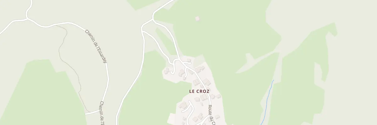 Plan du 636 Rte du Croz à Sarcenas
