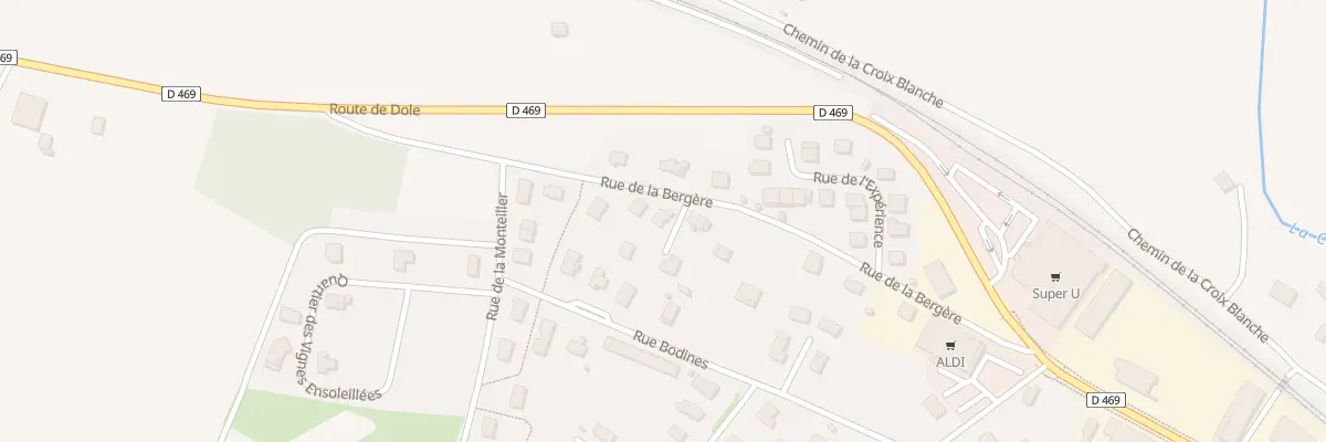 Plan du 19 Rue de la Bergère à Arbois