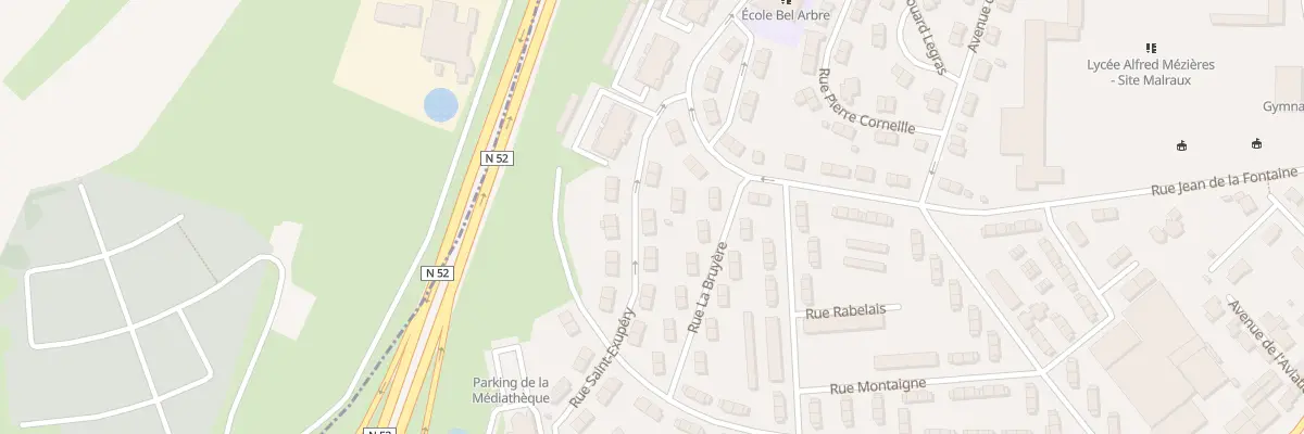 Plan du 19 Rue Saint Exupéry à Longwy