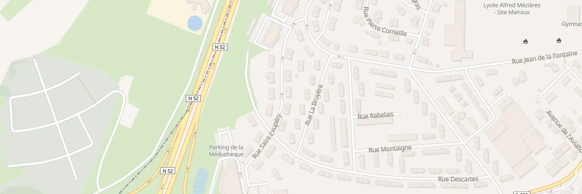 Plan du 25 Rue Saint Exupéry à Longwy