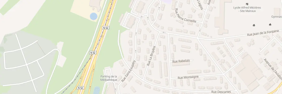 Plan du 23 Rue Saint Exupéry à Longwy