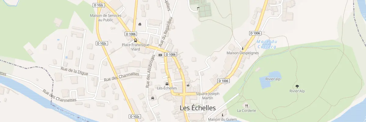 Plan du 28 Rue Jean-Jacques Rousseau aux Échelles