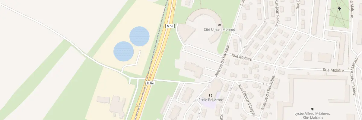 Plan du 10 Av du Bivaque à Longwy