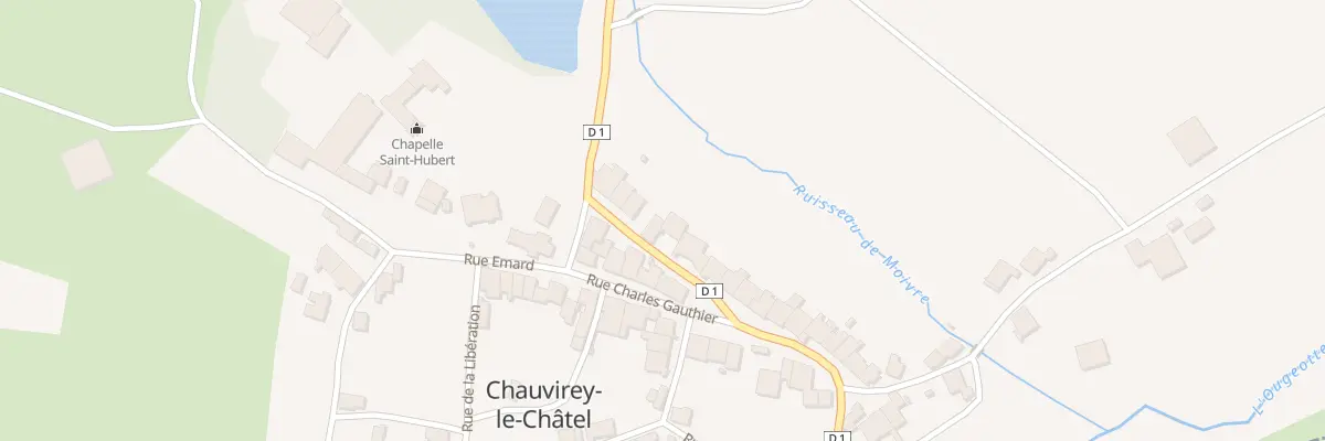 Plan du 7 Rue des Boeufs à Chauvirey-le-Châtel