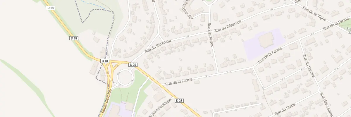 Plan du 8 Rue du Réservoir à Réhon