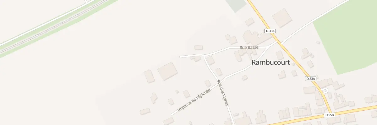 Plan du 7 Rue Basse à Rambucourt