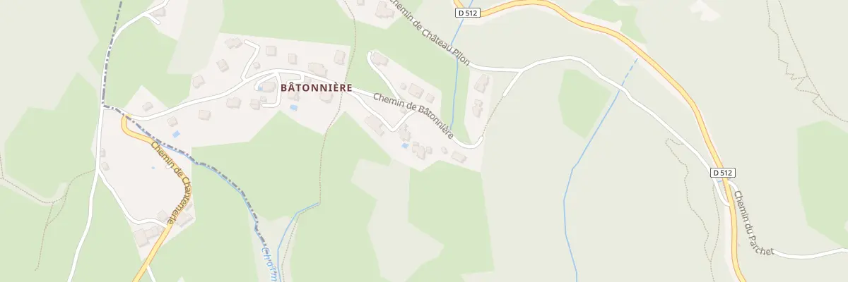 Plan du 3 Che de Batonnière à Corenc