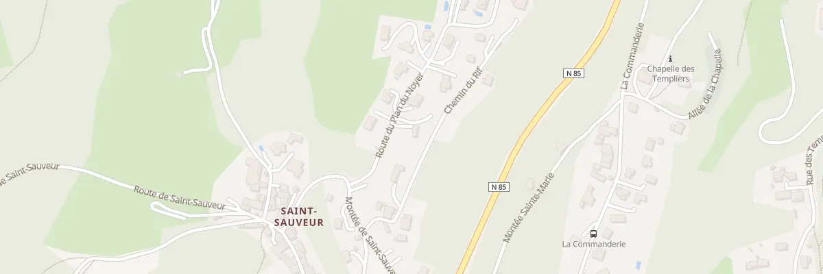 Plan du 92 Rte du Plan du Noyer à Notre-Dame-de-Mésage
