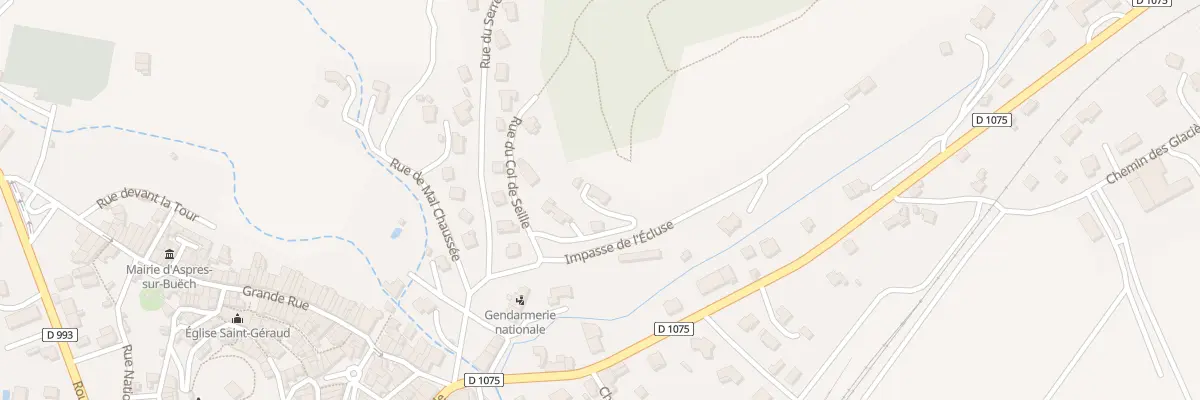 Plan du 70B Rue du Col de Seille à Aspres-sur-Buëch