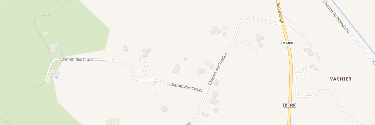 Plan du 5014 Les Craux à Mane