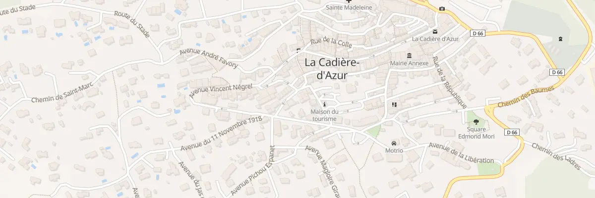 Plan du 7 Vc Calade Saint Come à La Cadière-d’Azur