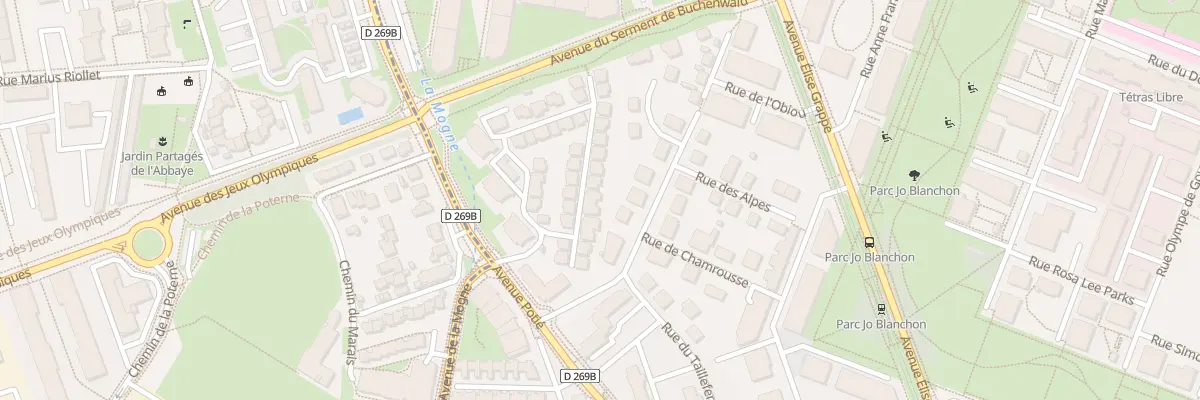 Plan du 33 Rue de l’Oisans à Saint-Martin-d’Hères