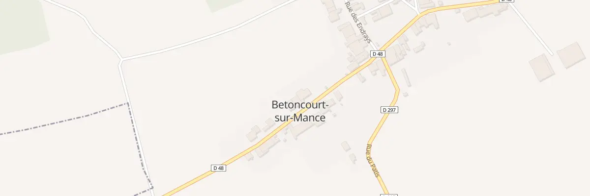 Plan du 7 Rue des Canes à Betoncourt-sur-Mance