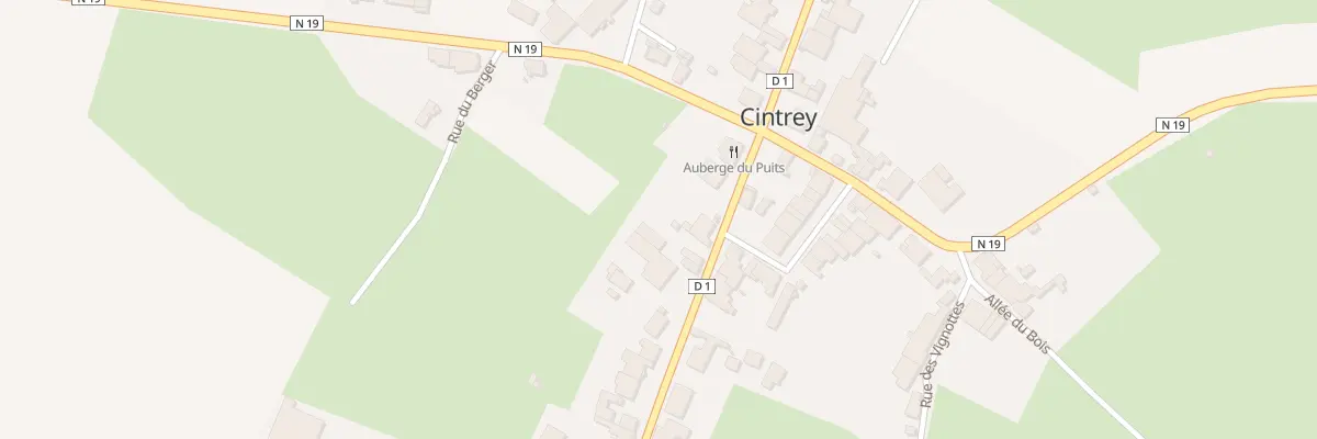 Plan du 8 Rue de la Chapelle à Cintrey