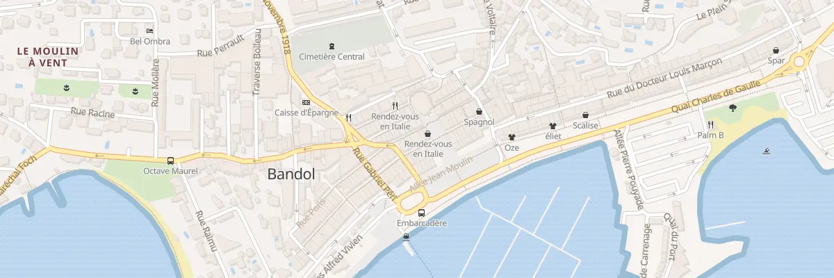 Plan du 14 Rue de la Republique à Bandol