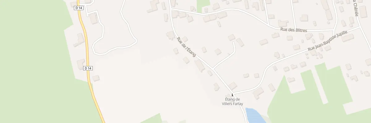 Plan du 24B Rue de l’Etang à Villers-Farlay