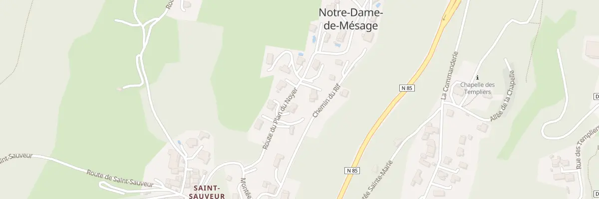 Plan du 108 Rte du Plan du Noyer à Notre-Dame-de-Mésage