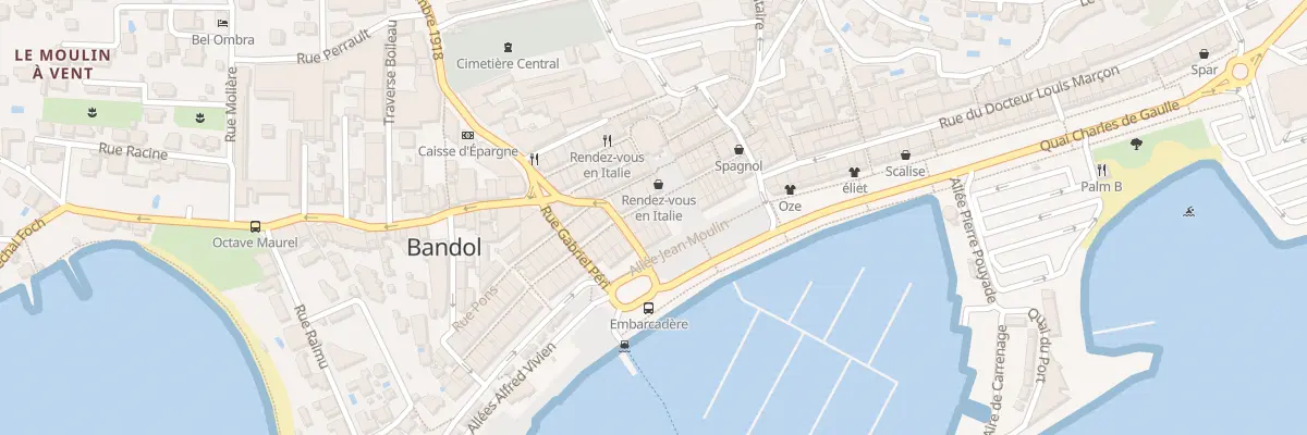 Plan du 5 Rue de la Republique à Bandol