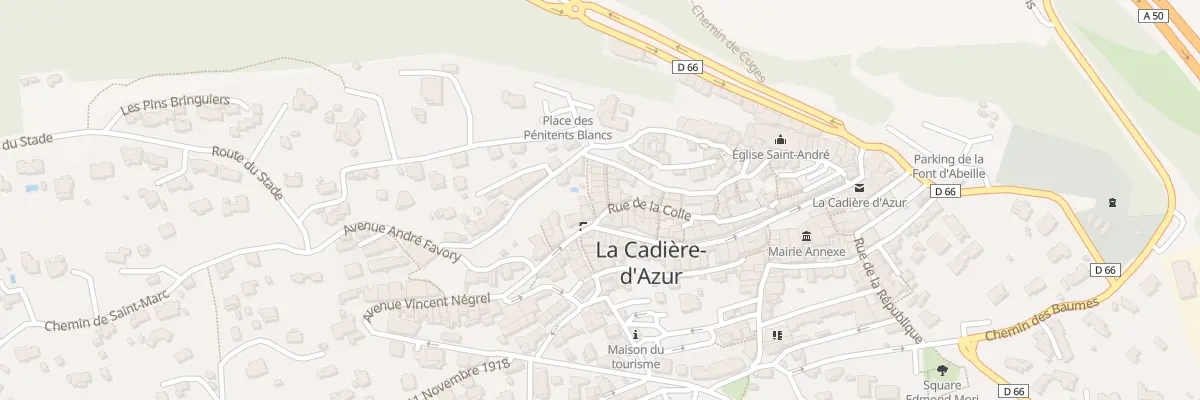 Plan du 2 Rue des Anciennes Ecoles à La Cadière-d’Azur
