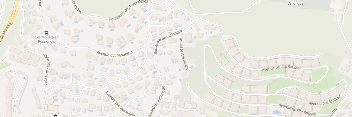 Plan du 588 Bd de Vallongue à Bandol