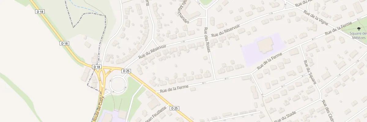 Plan du 16 Rue du Réservoir à Réhon