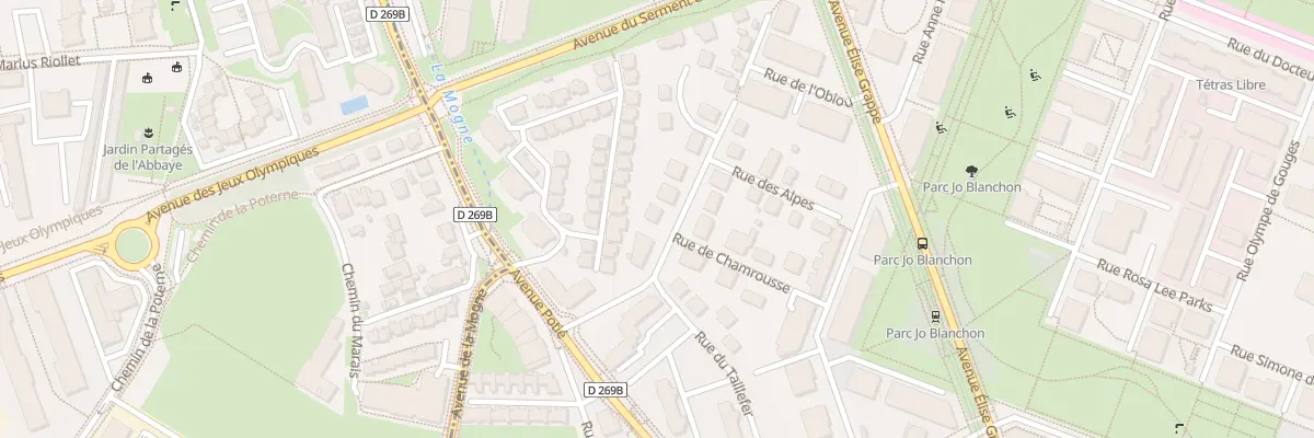 Plan du 12 Rue Lionel Terray à Saint-Martin-d’Hères