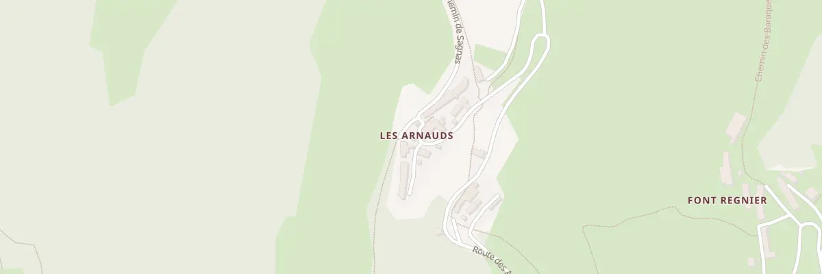 Plan du 2480 Rte des Arnauds à Saint-Jean-de-Vaulx