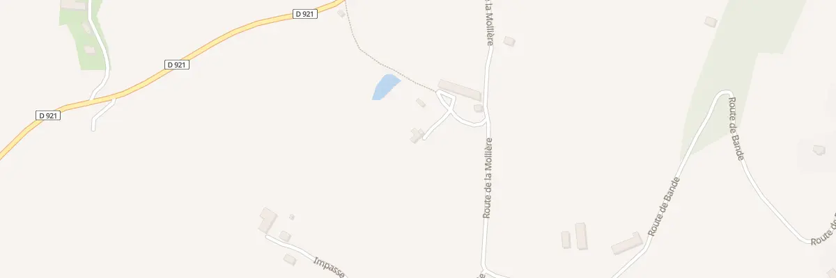Plan du 321 Rte de la Mollière à Saint-Pierre-de-Genebroz