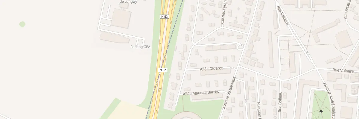 Plan du 18 Rue Maurice Barrés à Longwy