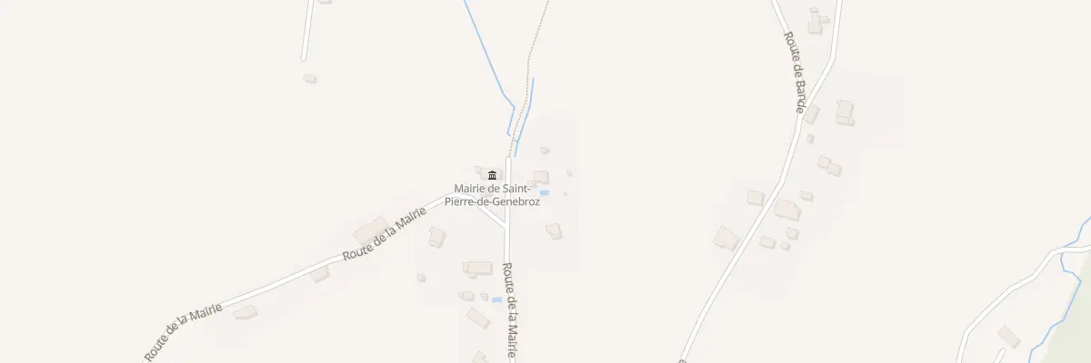 Plan du 350 Rte de la Mairie à Saint-Pierre-de-Genebroz