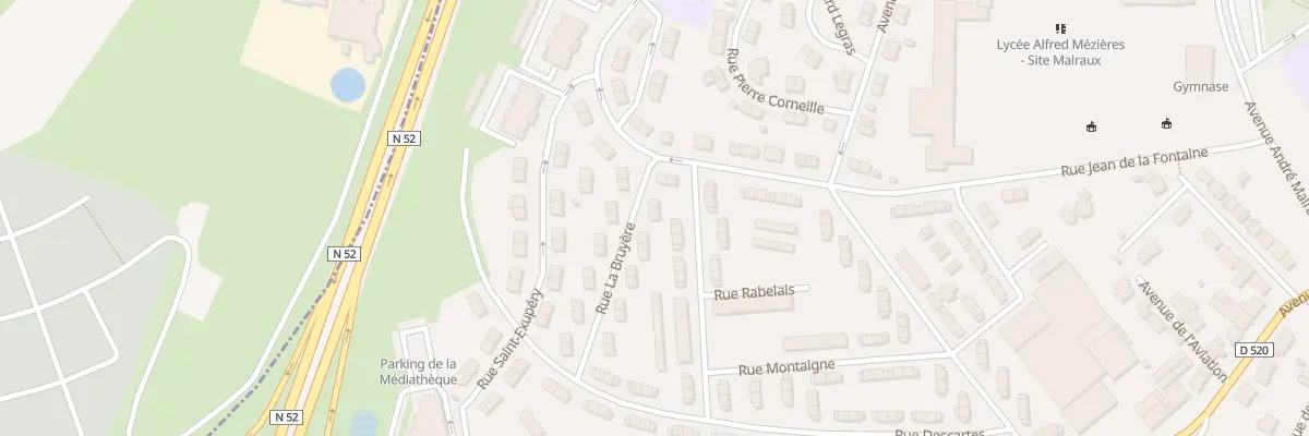 Plan du 18 Rue la Bruyère à Longwy