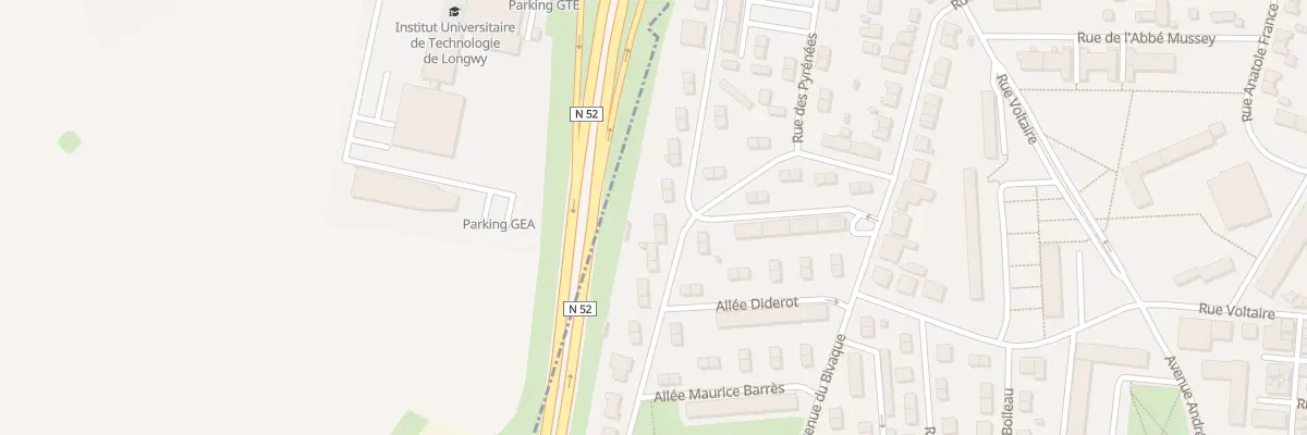 Plan du 12 Rue Maurice Barrés à Longwy