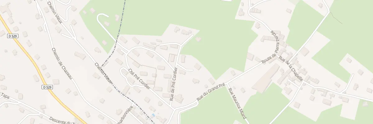 Plan du 4 Grand Pre à Pierre-Châtel