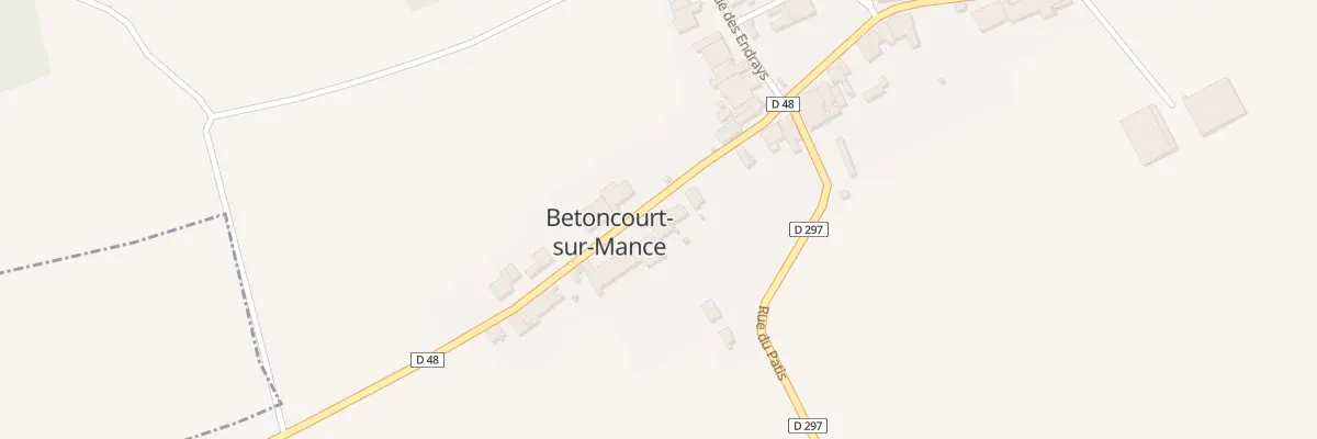 Plan du 26 Rue des Canes à Betoncourt-sur-Mance