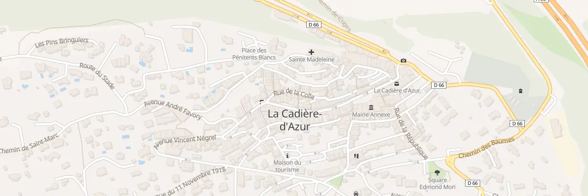 Plan du 17 Rue de la Colle à La Cadière-d’Azur