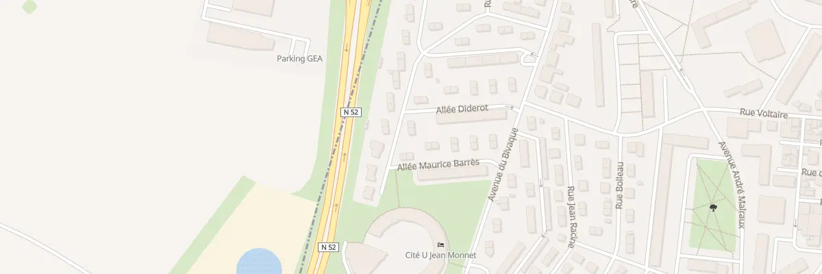 Plan du 25 Rue Maurice Barrés à Longwy