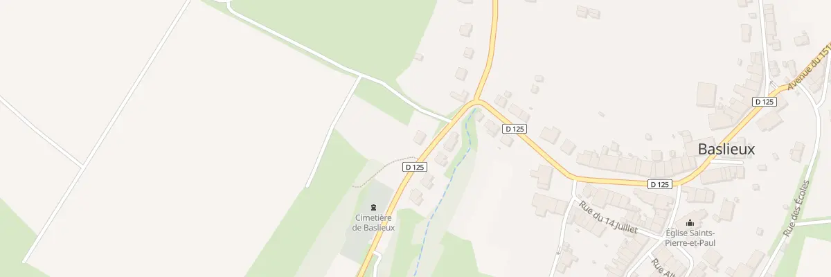 Plan du 8 Rte de Pierrepont à Baslieux