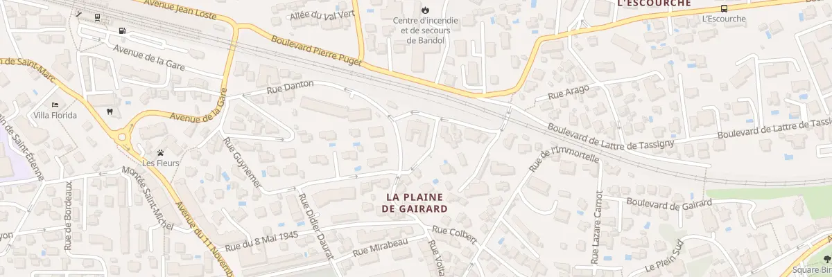 Plan du 30 Rue André Malraux à Bandol