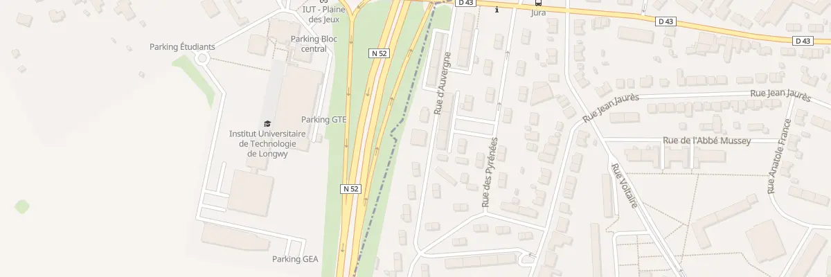 Plan du 6B Rue d’Auvergne à Longwy