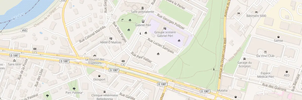 Plan du 2 Rue Lucien Sempaix à Saint-Martin-d’Hères