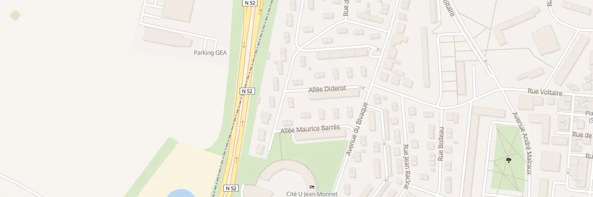 Plan du 23 Rue Maurice Barrés à Longwy