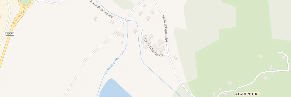 Plan du 71 Che des Etangs à Entre-deux-Guiers