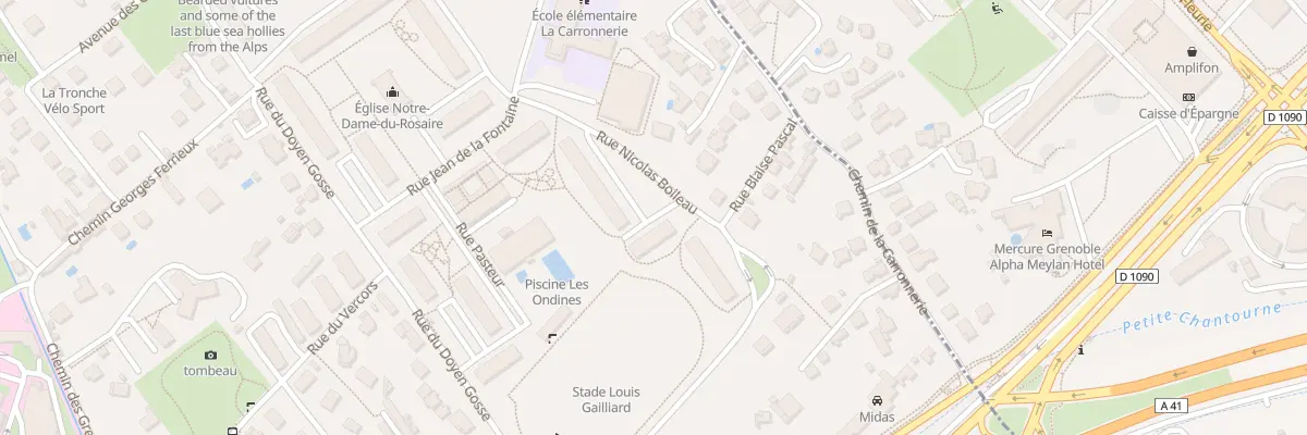 Plan du 14 Rue Blaise Pascal à La Tronche
