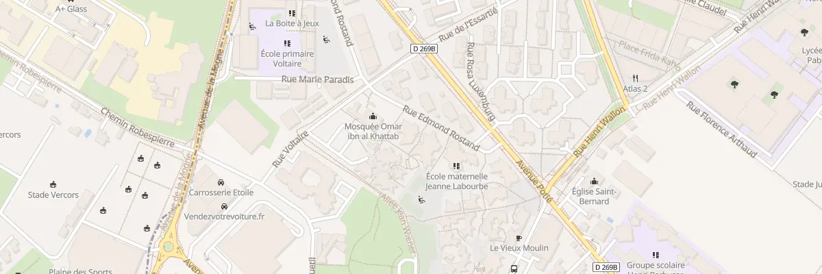 Plan du 16 Sq Jeanne Labourbe à Saint-Martin-d’Hères