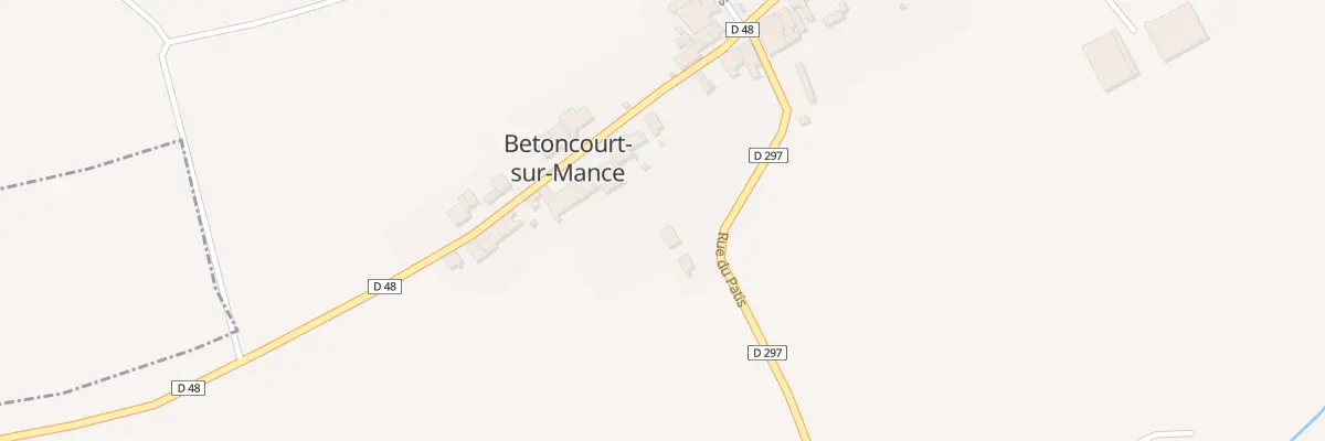 Plan du 24 Rue des Canes à Betoncourt-sur-Mance