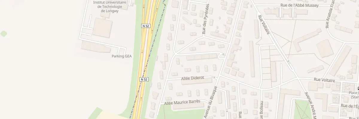 Plan du 17 Rue Maurice Barrés à Longwy