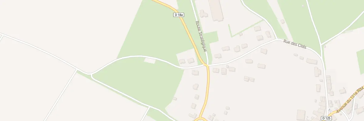 Plan du 3 Rte de Grand Champ à Baslieux