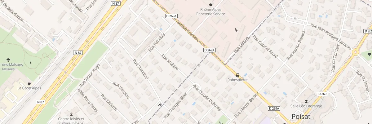 Plan du 7 Rue Molière à Eybens