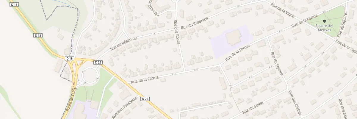 Plan du 12 Rue de la Ferme à Réhon